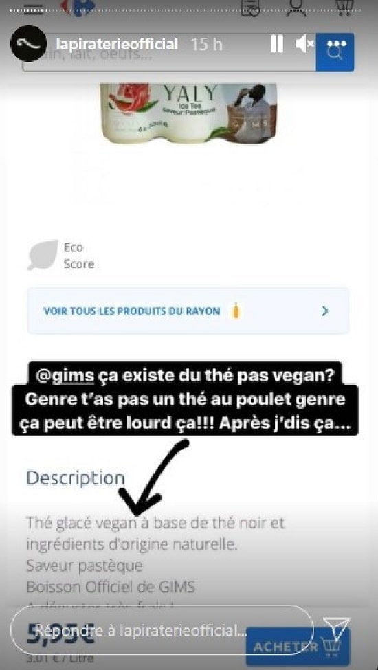 Gims lance une marque de boisson, Booba le termine