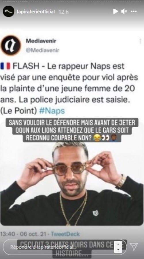 Booba réagit à la polémique sur Naps pour tacler Gims, Rohff et Kaaris