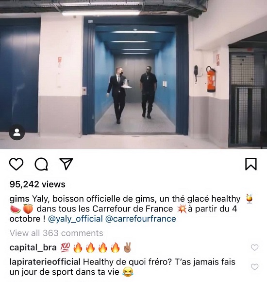 Gims lance une marque de boisson, Booba le termine