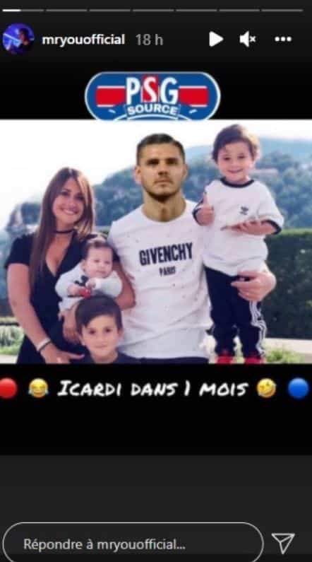 Mister You ridiculise l'infidélité d'Icardi