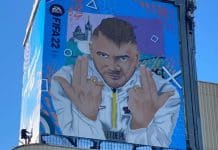 Jul réagit à la gigantesque fresque à son effigie