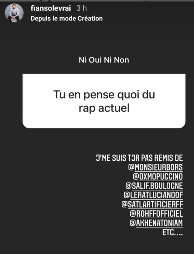 Sofiane préfère Rohff, AKH, Salif, la FF et Lino au rap actuel