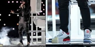Les Air Jordan 3 personnalisées d’Eminem au Super Bowl font fureur