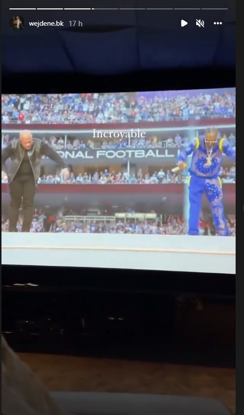 Wejdene réagit au concert de Dr Dre, Snoop Dogg et 50 Cent au Super Bowl 3