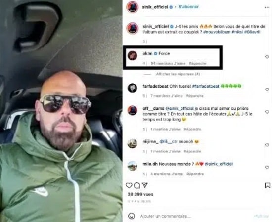 Sinik sort son nouvel album soutenu par Booba 2