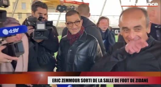 Zemmour expulsé par le frère de Zidane d'un five dans une ambiance tendue