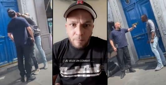 Bassem Braiki provoque son gifleur, 