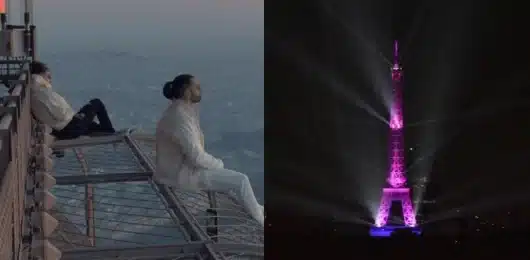 Une Tour Eiffel bleu-violet pour PNL ? On a la réponse