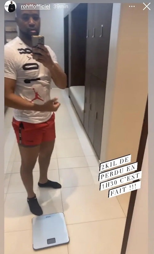 Rohff révèle son secret pour perdre 2 kilos en 1h30 1