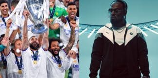 Alonzo, Ninho et Naps ambiancent les joueurs Madrilènes pour fêter leur triomphe en C1