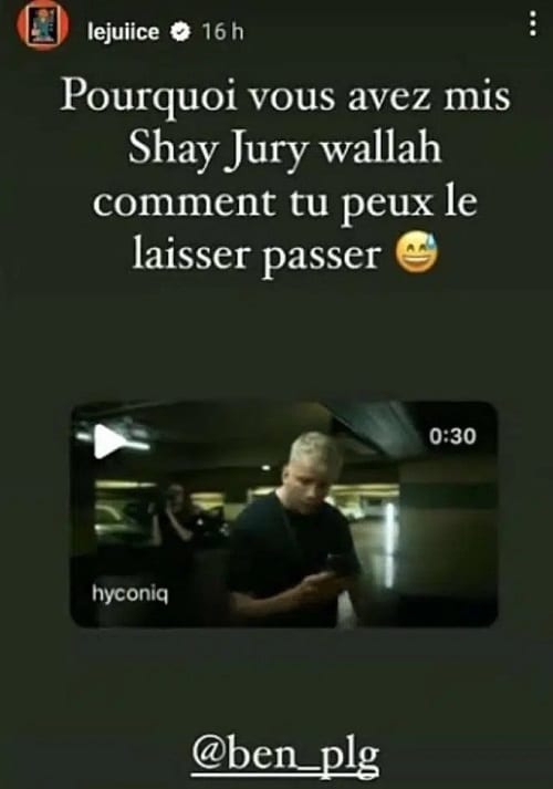Shay taclée par Le Juiice outrée de son choix d'écarter Ben PLG