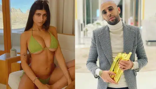 Mia Khalifa en plein kiffe sur Naps qui réagit