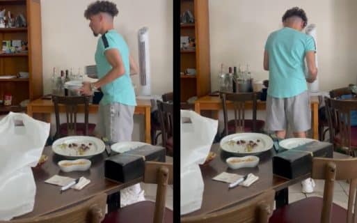 Drismer réagit de la meilleure des façons sur sa vidéo à travailler dans un restaurant