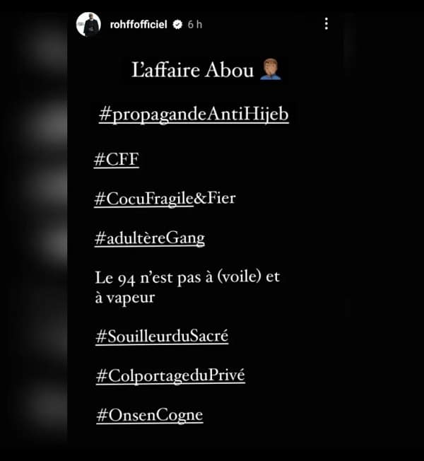 Rohff accable Abou qui découvre sa femme 2
