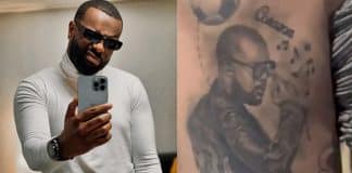 Gims : un fan se fait un énorme tatouage de son visage sur le dos