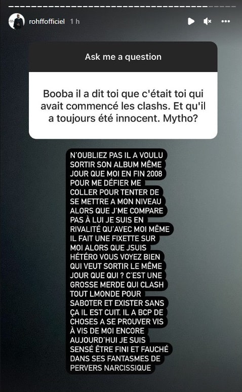 Rohff menace Booba de lui faire une belle tête au carré 2