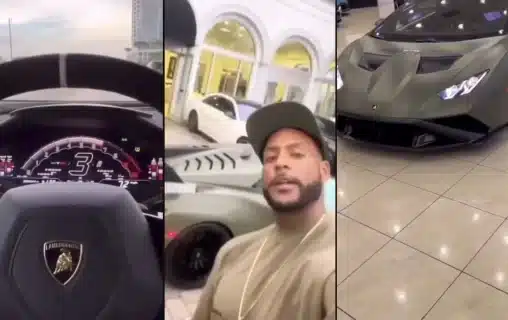 Booba se paye une magnifique Lamborghini couleur kaki