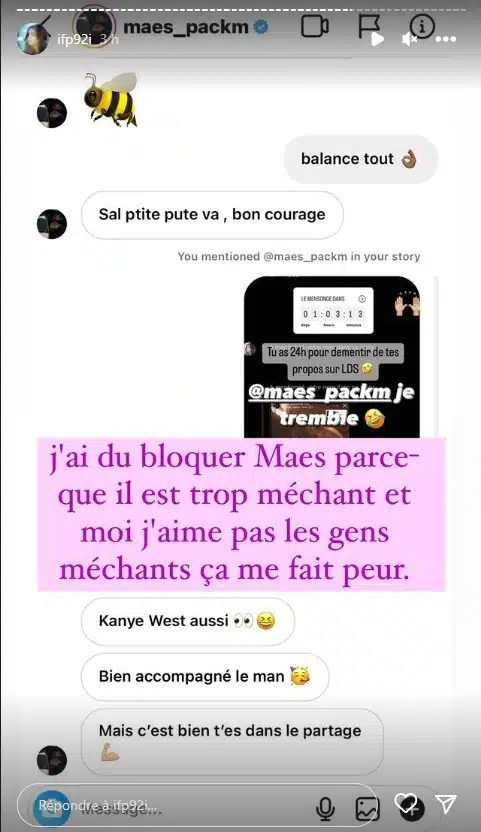 Booba traité de balance et de traitre par Maes qui l’insulte copieusement 4