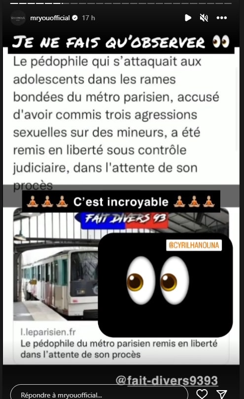 Mister You s'insurge de la clémence envers Morandini pour corruption de mineurs 2
