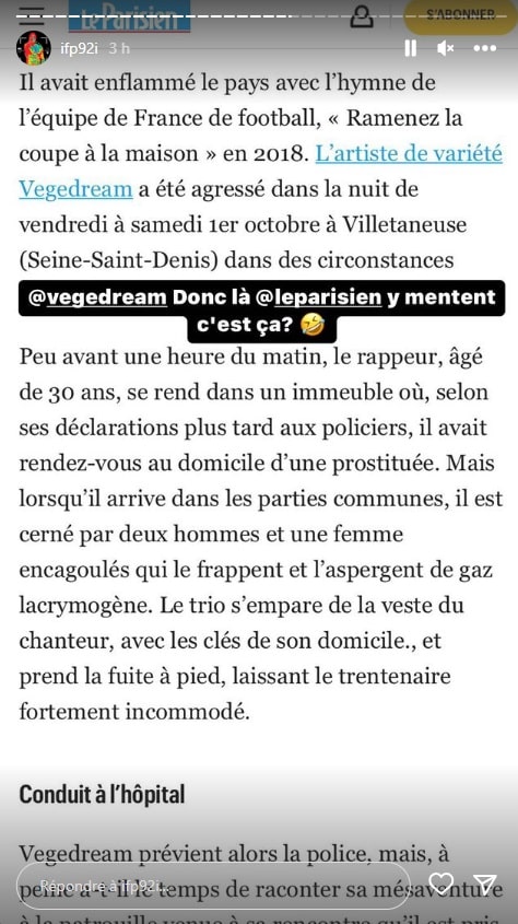 Booba dégomme Vegedream 3