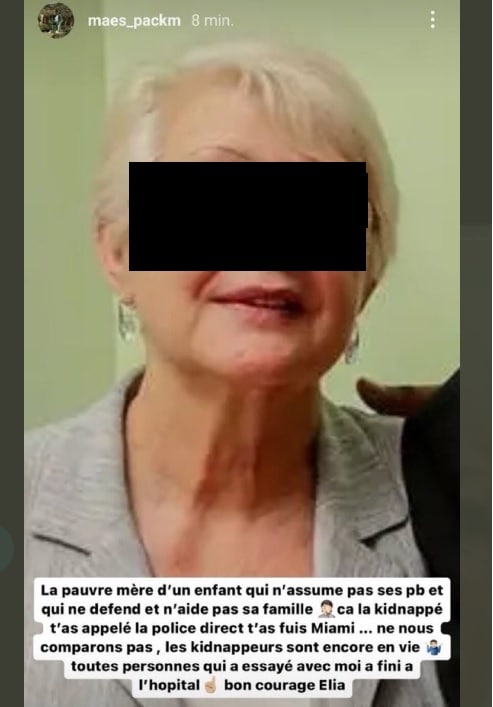 Maes tacle Booba