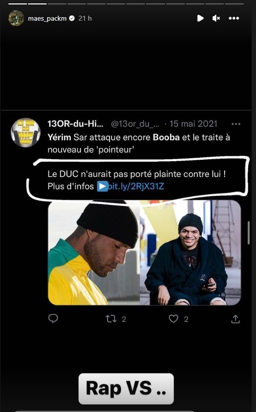 Maes dézingue Booba et demande à tous les artistes de quitter le 92i 3