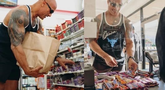 Dwayne Johnson rachète tout ce qu'il avait volé enfant dans une épicerie