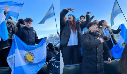 Drismer fête la victoire de l'Argentine et se fait détruire par ses fans
