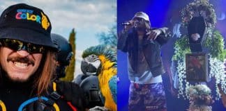 Lorenzo fait une mise en scène folle pour Coco en concert