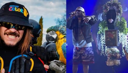 Lorenzo fait une mise en scène folle de Coco en concert