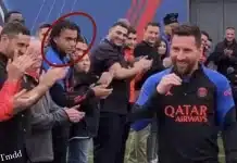 Le regard rageur d’Ethan Mbappé contraint d’applaudir Messi fait le buzz