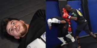 Just Riadh se bat avec Cédric Doumbé en MMA et se fait mettre KO