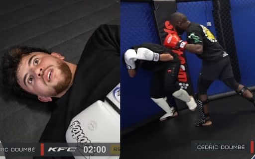 Just Riadh se bat avec Cédric Doumbé en MMA et se fait mettre KO