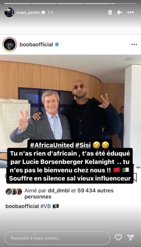 avertit sérieusement Booba sur le Maroc 2