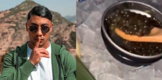 Maes choque en faisant manger du caviar à son frère de 5 ans