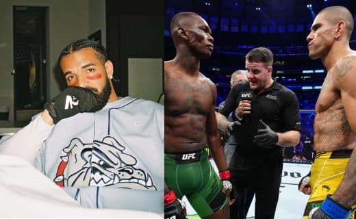 Drake mise gros sur Israel Adesanya et peut empocher une somme astronomique