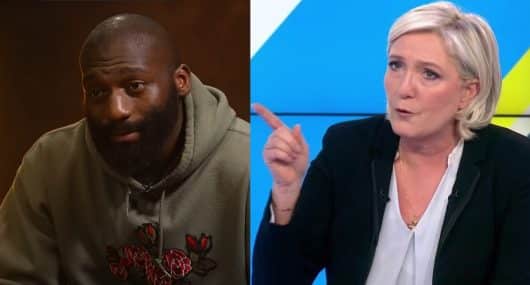 Piqué sur Marine Le Pen, la réponse cinglante de Cédric Doumbé