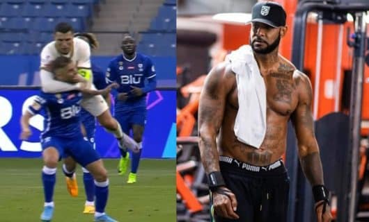 Cristiano Ronaldo fait du MMA en plein match, Booba lui adresse un message