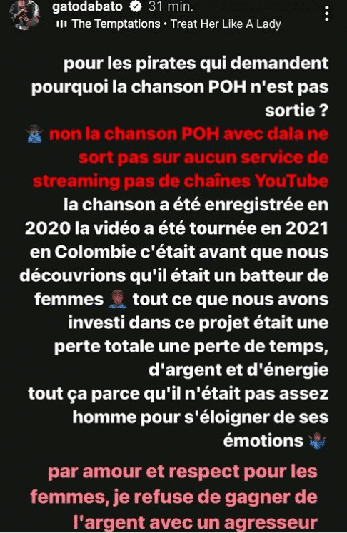 Gato accuse Dala d'être un