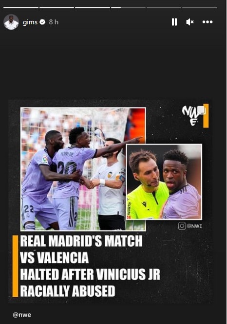 SDM et Gims réagissent à l'horrible scène vécue par Vinicius