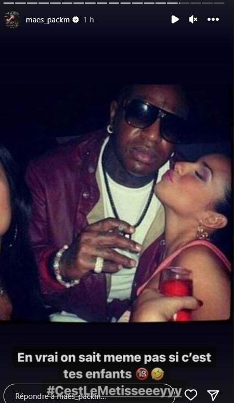 Maes affiche en privée l'ex de Booba, « c’est chaud… »