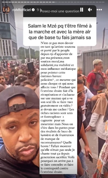 Voila pourquoi Rohff a réconforté en personne la mère de Nahel 3