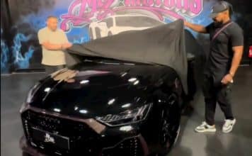 Alonzo présente son nouveau bolide, une superbe Audi RS6
