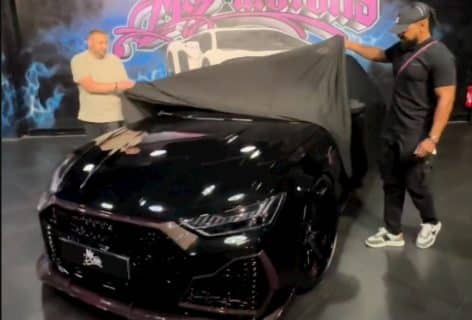 Alonzo présente son nouveau bolide, une superbe Audi RS6