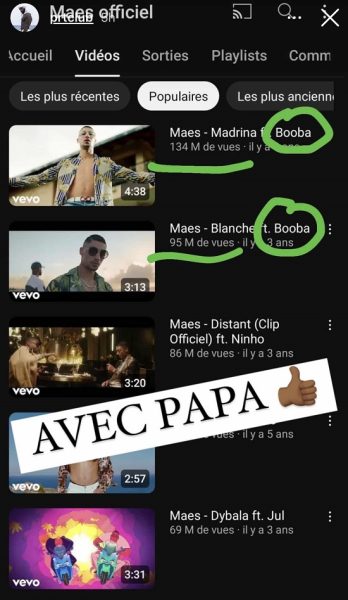 Booba prouve la chute de Maes depuis leur séparation 4