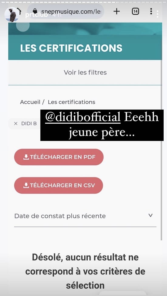 Booba arrête des carrières pour de vrai, Didi B détruit par B2O 4