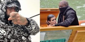 Booba se moque du look de Kanye West, pieds nus en Italie