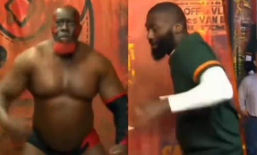 Cédric Doumbé affronte le poids lourd Big Boo de Fort Boyard