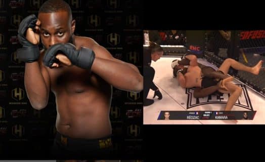 Abou Debeing gagne son 1er combat pro en MMA en 30s, Gims réagit