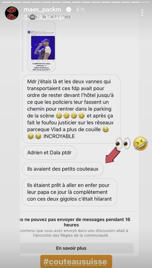 Maes s'entraine dans l'octogone et craint que Booba se désiste 6